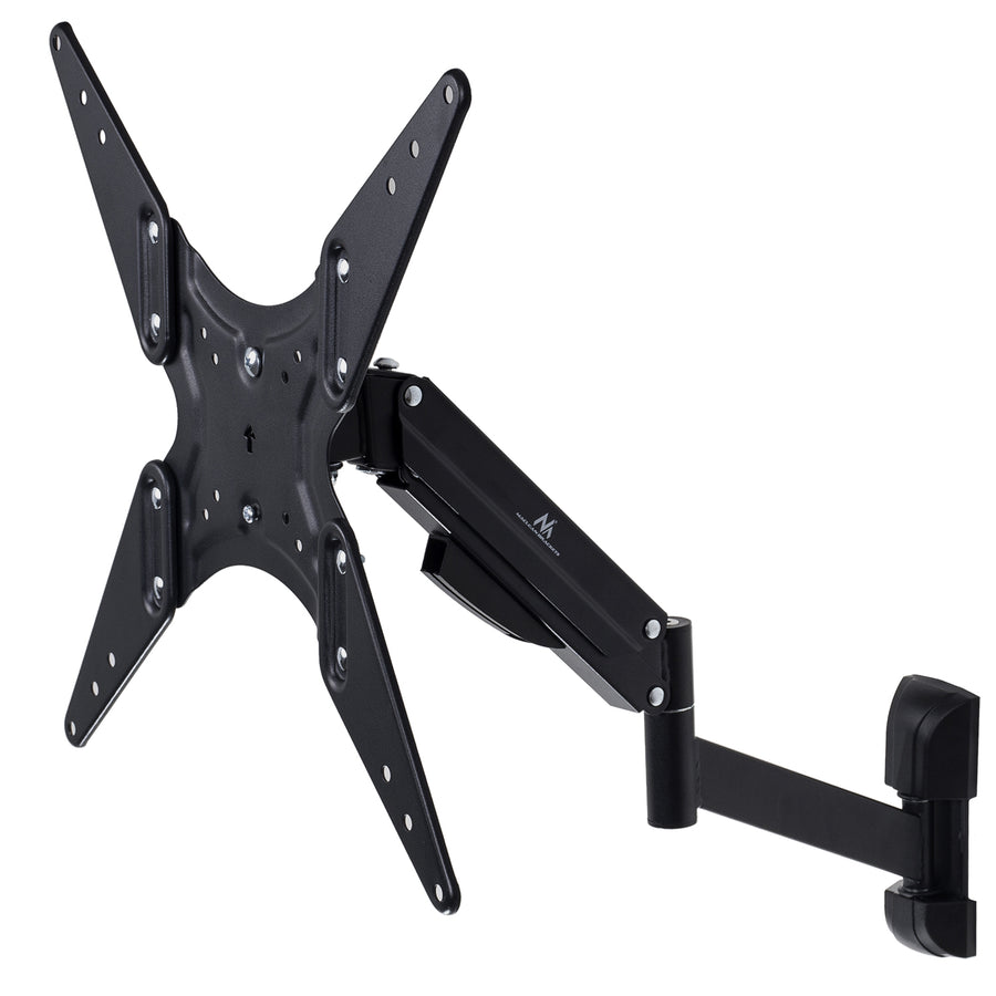 Maclean TV-fäste, för TV eller bildskärm, gasfjäder, 2 armar, höjdjustering 25cm, 32"-55", 22kg, Svart, MC-784