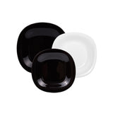 Matuppsättning Carine Neo White & Black 18 stycken LUMINARC