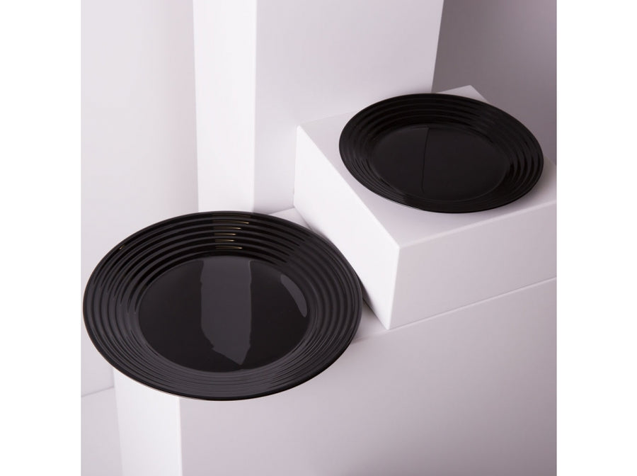 Luminarc Harena Black Round Dessert tallrik 19cm