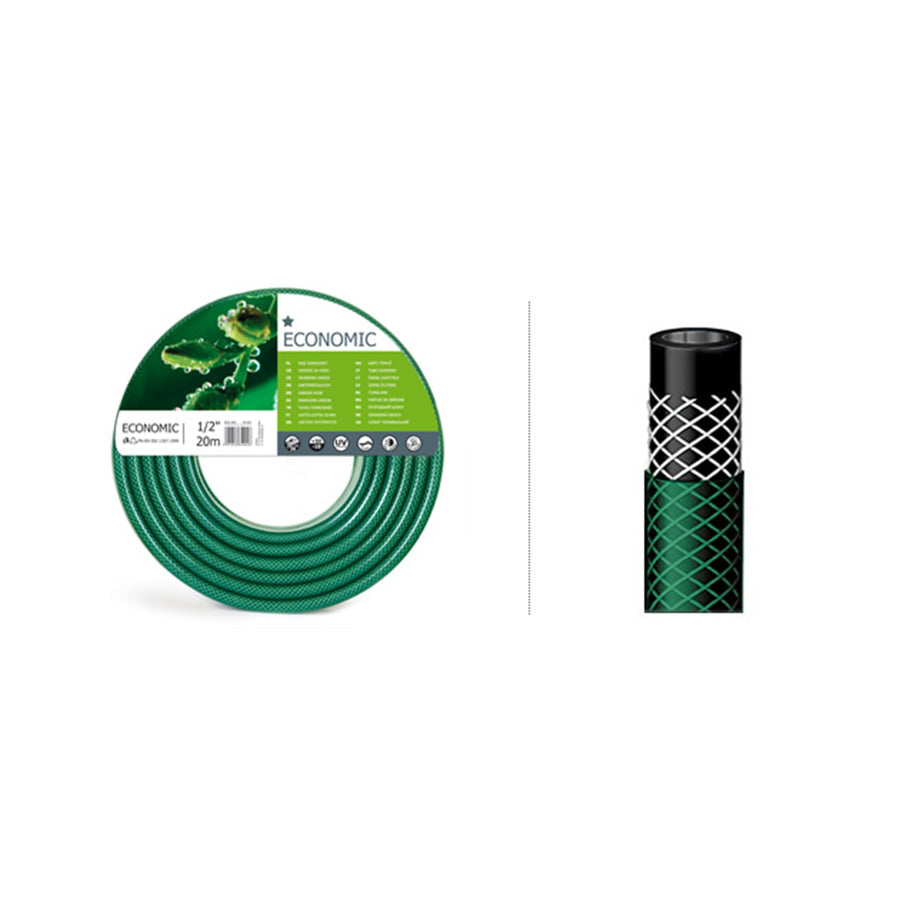 Ekonomisk trädgårdsslang Cellfast 1" 10m PVC-material