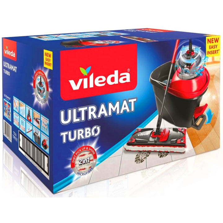 MOP VILEDA UltraMat Turbo Flat Mop Set Modernt rengöringssystem