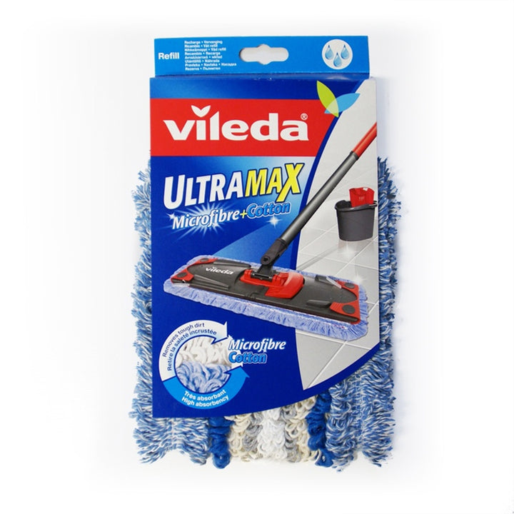 Ersättning mikrofiberinsats för Vileda Ultramax Ultramat Microfiber mopp