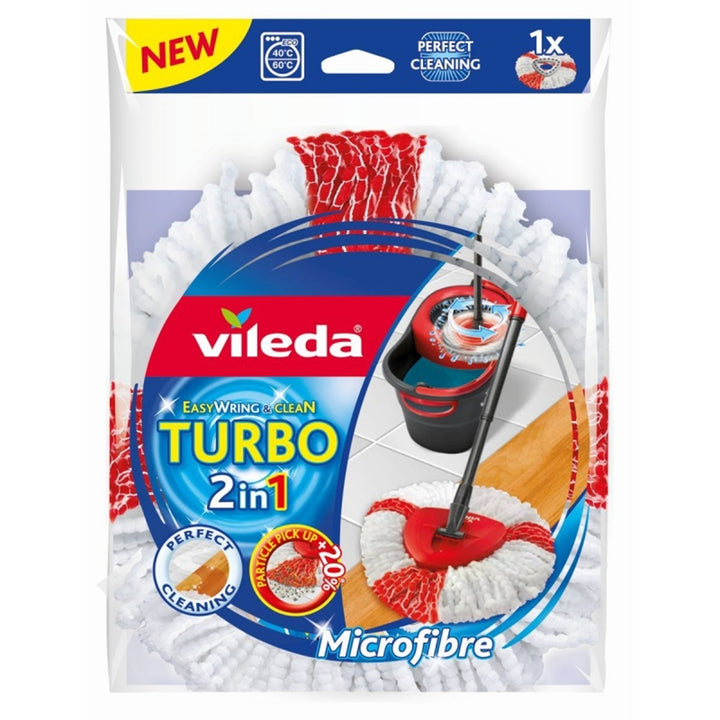 Vileda Easy Wring and Clean och Easy Wring and Clean TURBO 2in1 moppskydd