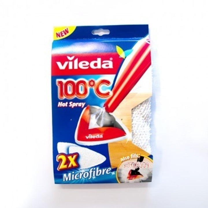 Vileda 146576 Vileda ersättningsmopphuvud Refill Microfibre 2 PCS Pack for Vileda Steam Mop