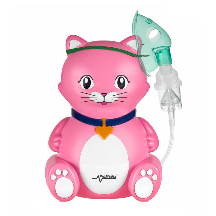 Inhalator för babykatt Promedix PR-816, set nebulisator, masker, filter