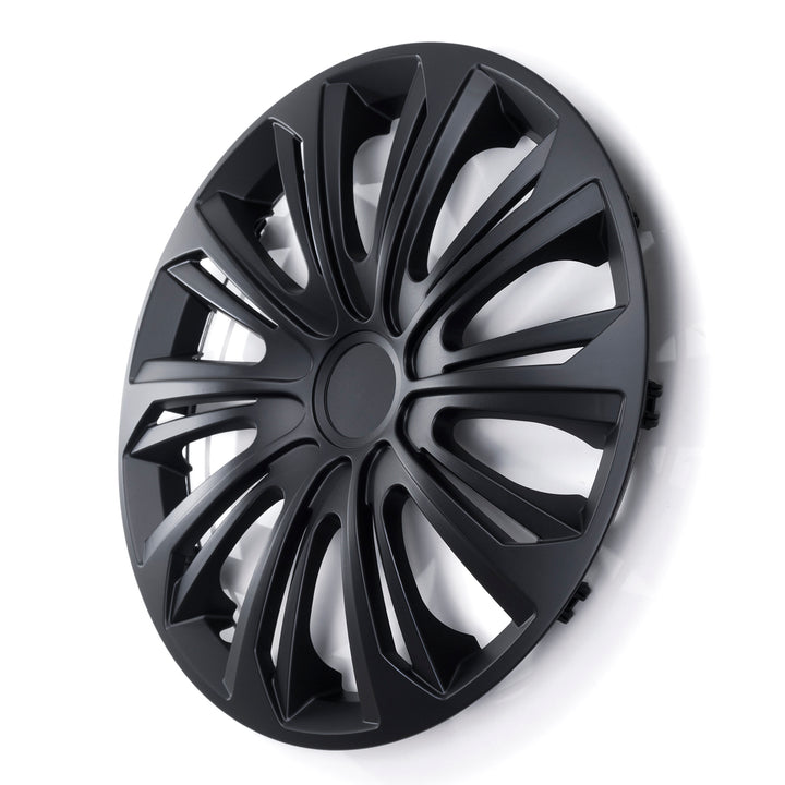 Universal navkapslar 14" NRM STRONG svart matt 4 st