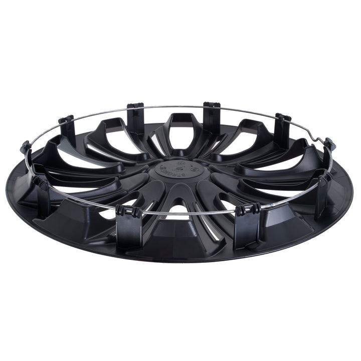 Universal navkapslar 14" NRM STRONG svart matt 4 st