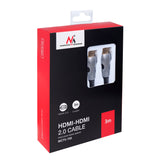 HDMI ETHERNET 2.0-kabel 4K UHD 3m COPPER koppar 48bit