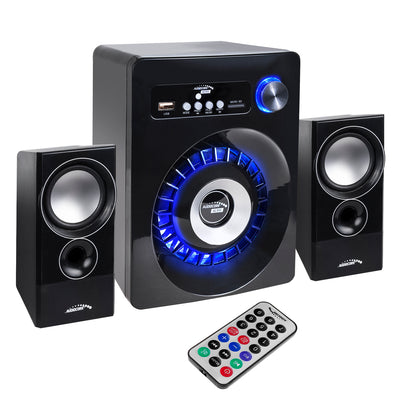 Bluetooth 2.1 högtalarset Audiocore AC910 FM-radio, TF-kortingång, AUX, USB-strömförsörjning