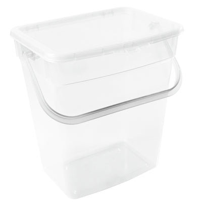 Plast Team - Pulverbehållare transparent färg 10L