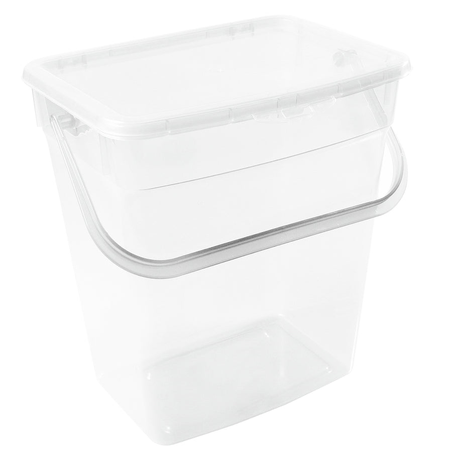 Plast Team - Pulverbehållare transparent färg 10L
