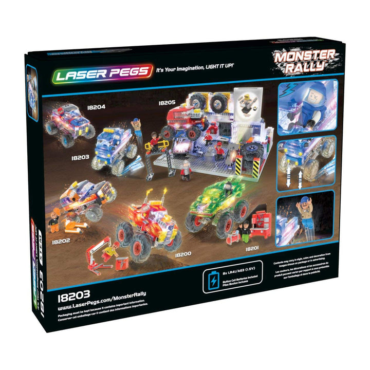 Glödande block LED Laser Pegs Destroyer 200 Stycken