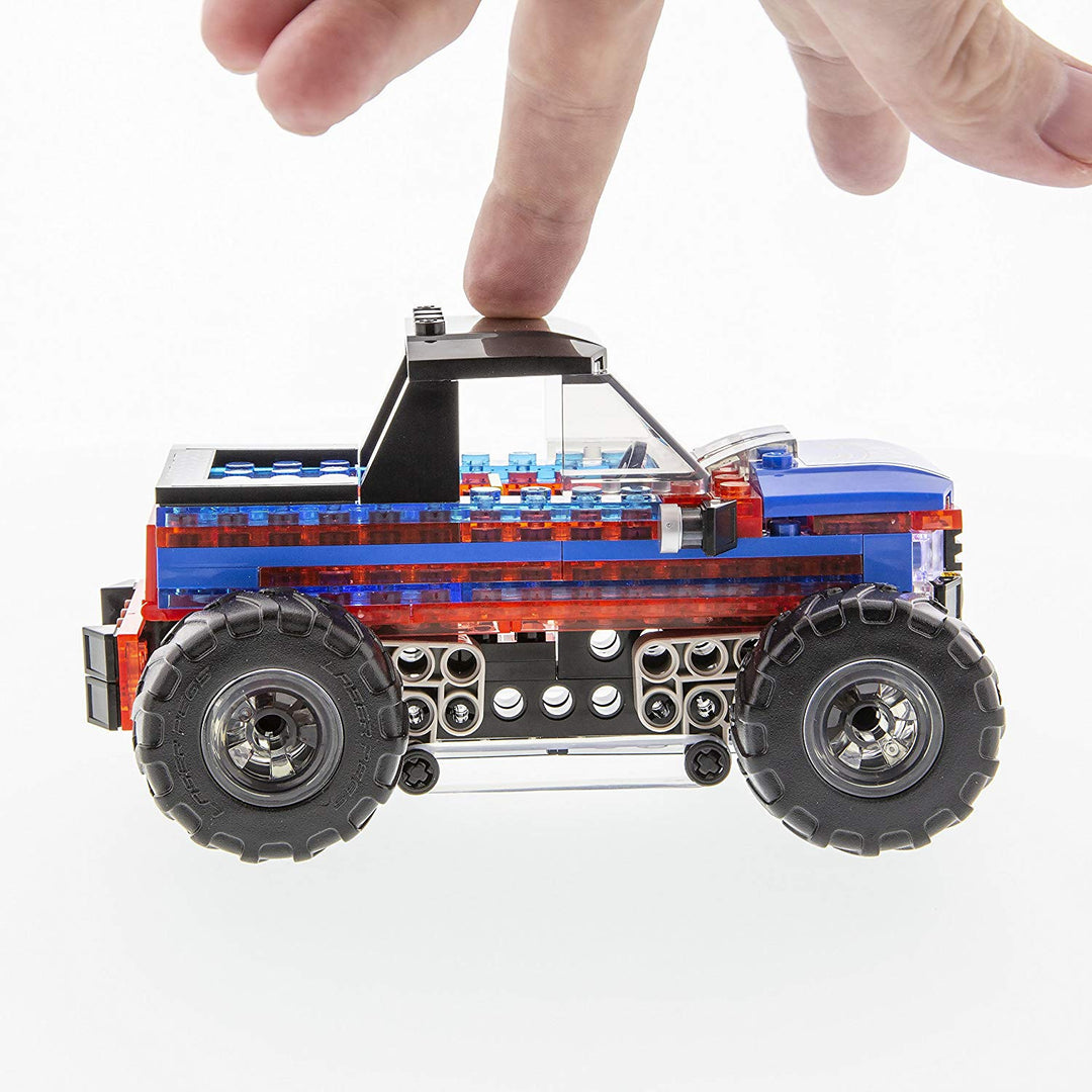 Ljusblock LED Laser Pegs The Beast Monster Truck 160 Stycken