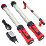 Maclean MCE230 COB LED XXL 2 x Verkstadslampa Arbetslampa Handlampa Magnetkrok Dubbla Lägen Max 1200 Lumen (2 x 600 Lumen)