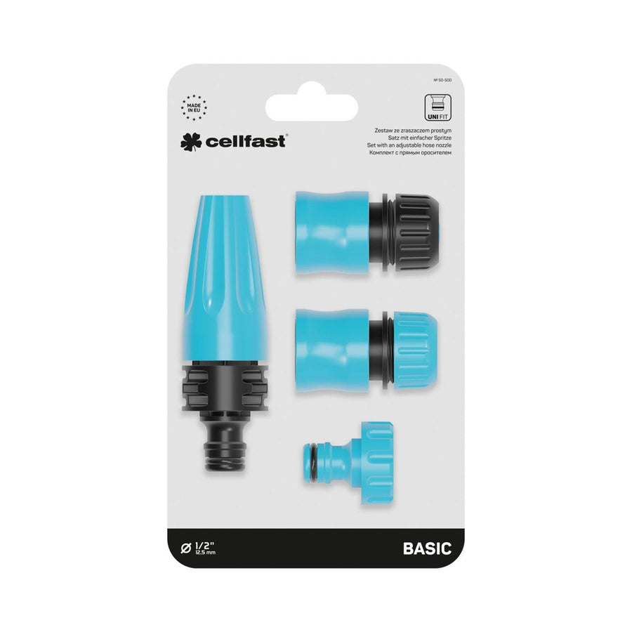 Spraysats med BASIC-spruta 12,5 - 15 mm CELLFAST 50-500 1/2" - 5/8