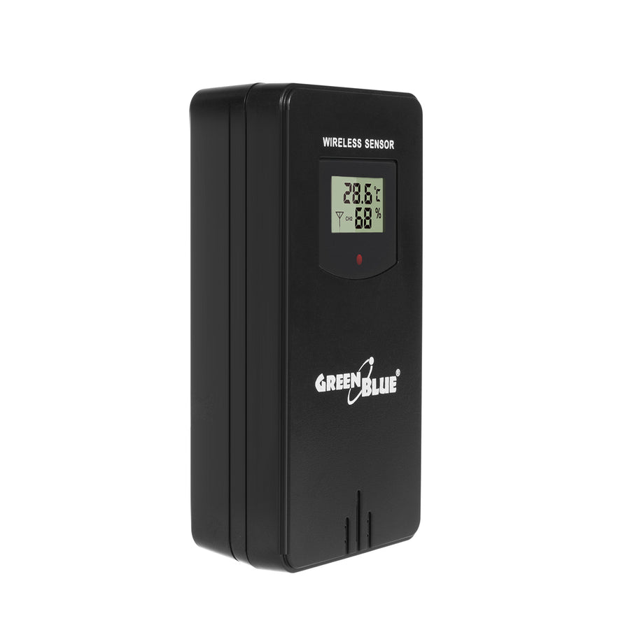 Trådlös färgväderstation med DCB GreenBlue GB540-system, månfas, barometer, kalender