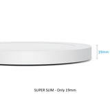 LED-plafondpanel 7in1 infälld ultrasmal 30W 3 färger (WW, NW, CW) Led4U LD142 mikrovågsugn inbyggd strömförsörjning