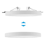 LED-plafondpanel 7in1 infälld ultrasmal 30W 3 färger (WW, NW, CW) Led4U LD142 mikrovågsugn inbyggd strömförsörjning