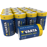 20x Varta Industrial R20 / D Alkaliska batterier Super effektiv tyska