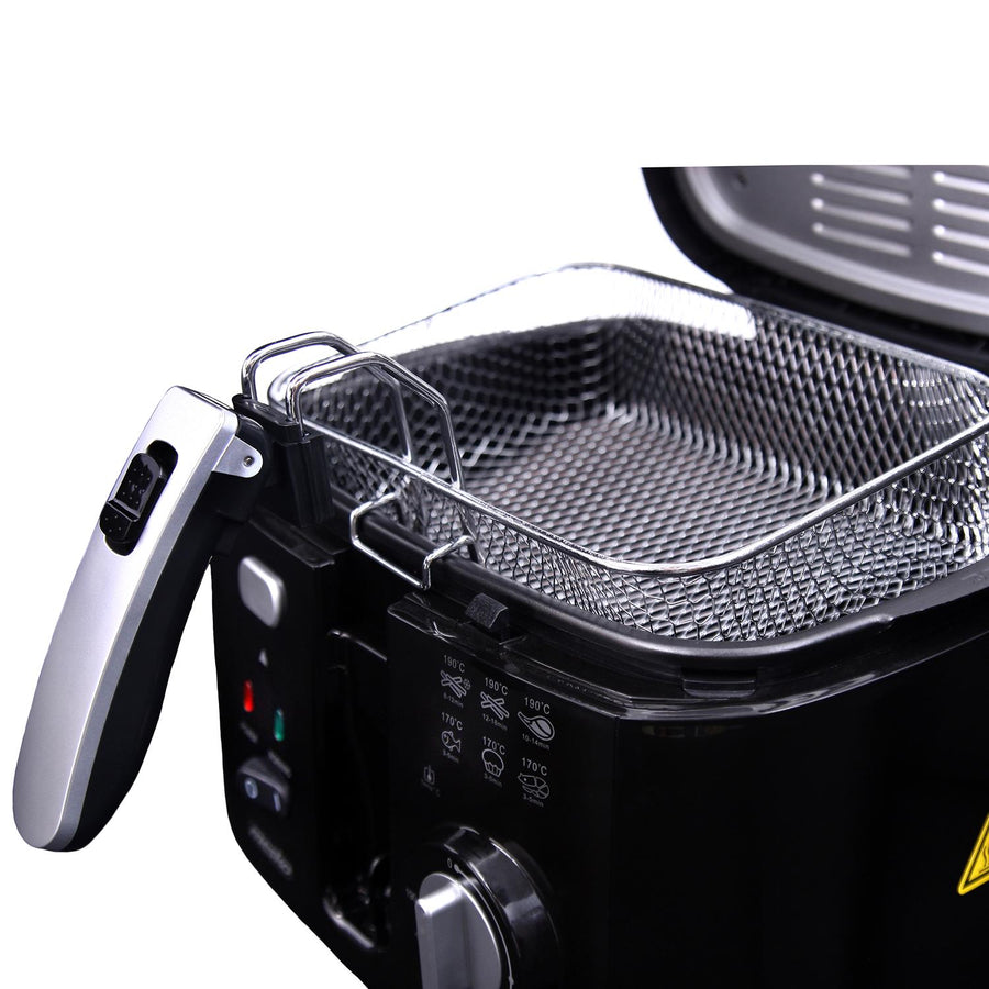 Mesko Deep Oil Fryer 2.5L 1800W med LED-indikator Filter Justerbar temperatur