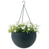 Upphängd kruka Keter Sphere planter antracit