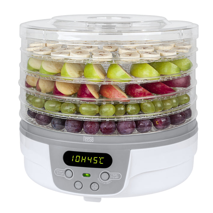 Teesa TSA3031 Elektrisk matdehydrator Svamp Frukttorkare 5 fack LED-display Timer 250W