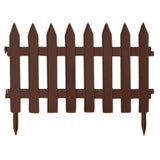 Garden Fence PROSPERPLAST Garden Classic IPŁSU R222 brun