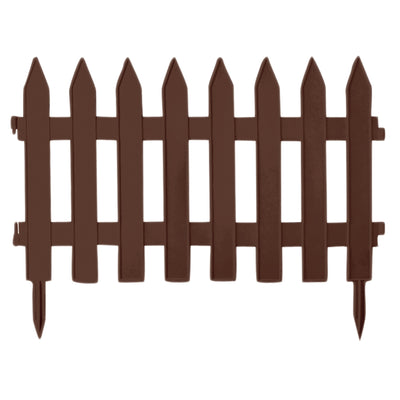 Garden Fence PROSPERPLAST Garden Classic IPŁSU R222 brun