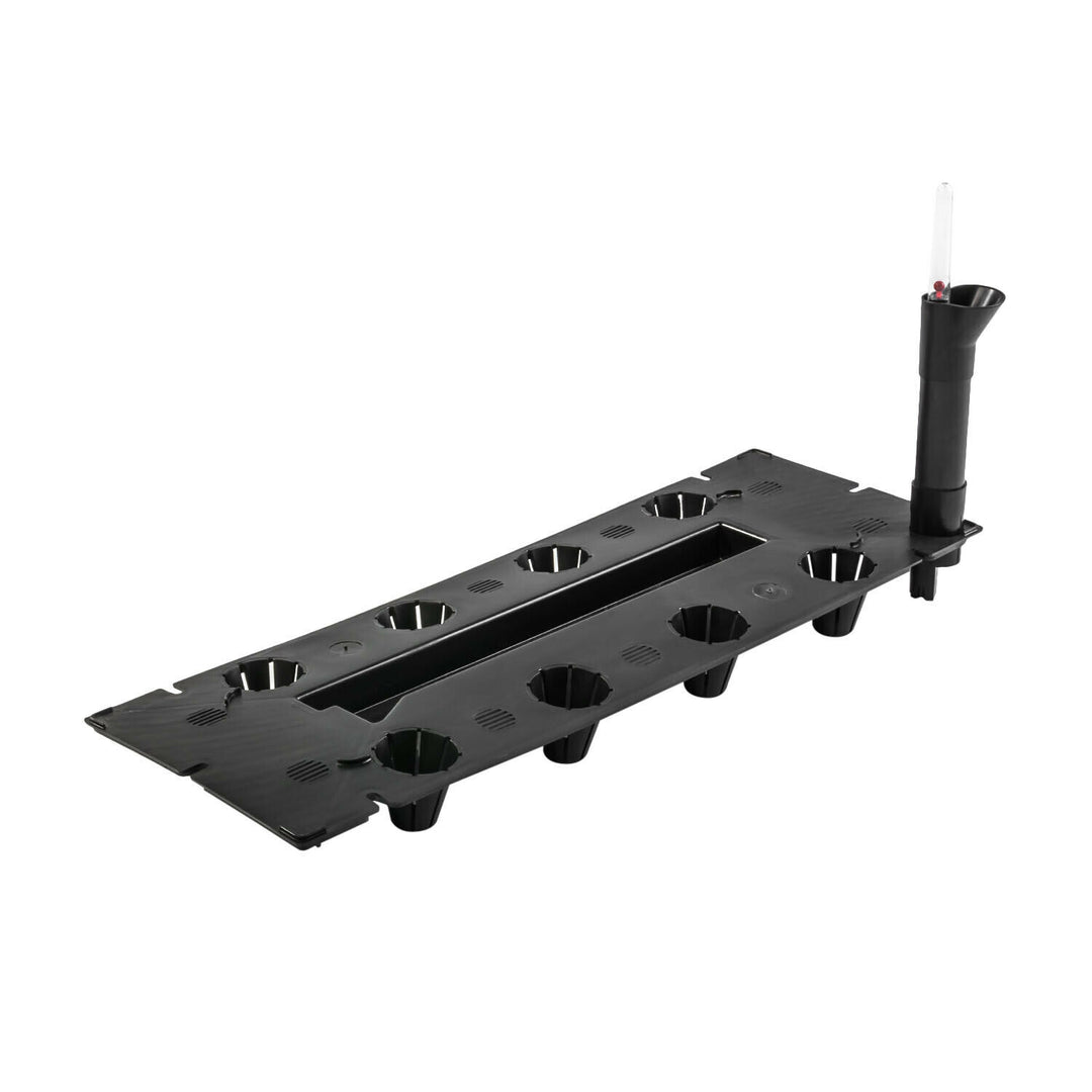 Kvadratisk rottingplanter 17L umbra Prosperplast Rato DRTC500 440U