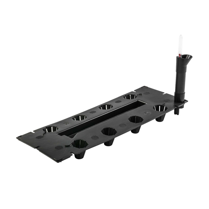 Kvadratisk rottingplanter 17L umbra Prosperplast Rato DRTC500 440U