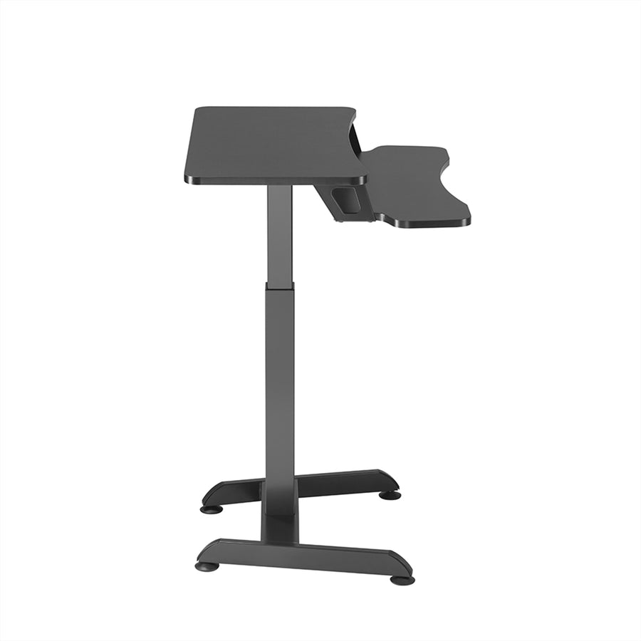 Elektriskt skrivbord, bord, arbetsstation, höj- och sänkbart, Maclean MC-835 maxhöjd 122cm max 37 kg - för sittande och stående arbete