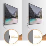 QLED TV Micro-Gap Wall Mount för Samsung Q7 / Q8 / Q9 / Q7FN / Q9FN 75 "upp till 50 kg Ultra Slim