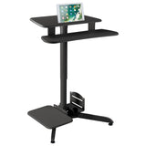 Maclean MC-848 Arbetsstation gasfjäderhöjdjustering max höjd 109cm - för arbete i upprätt sittande