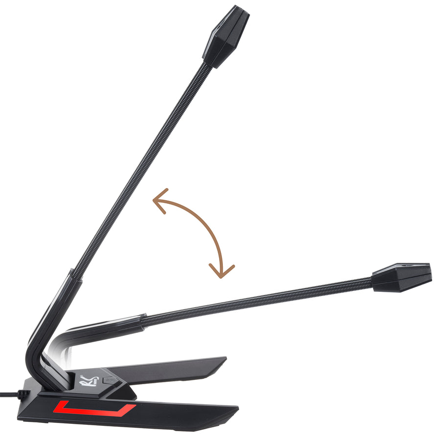 Spelmikrofon YouTube-streaming 1,5 m känslighet 21dB + 3dB NanoRS RS710