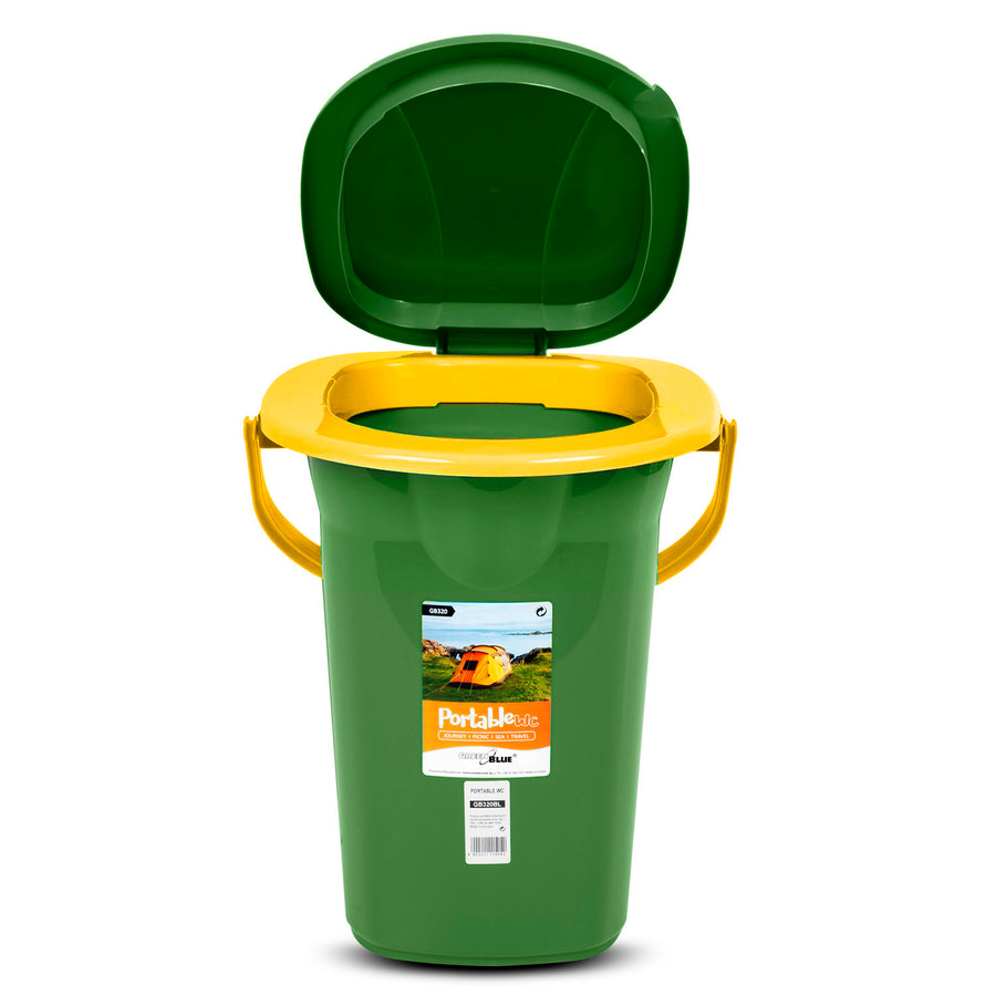 GreenBlue GB320GO mörkgrön/orange resetoalett