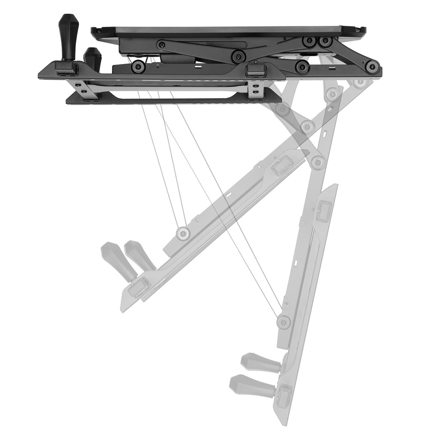 Elektriskt takfäste för TV, för lutande väggar 32"-70" 35 kg max fjärrkontroll Maclean MC-880 max VESA 600x411