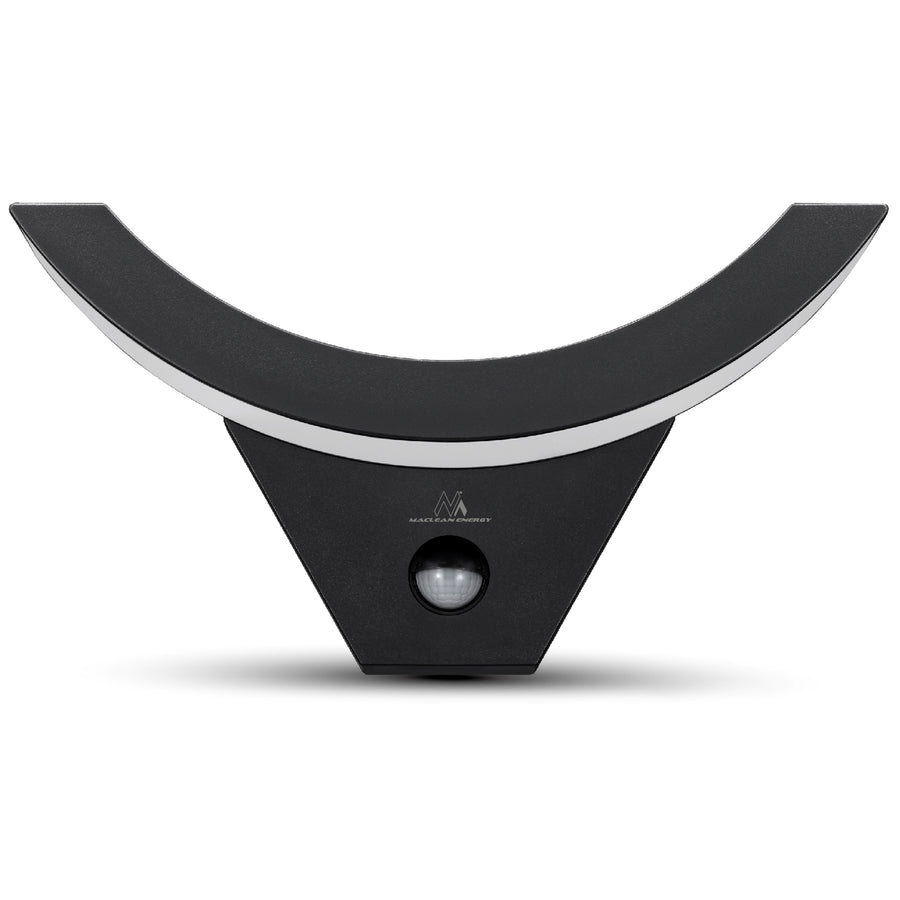 Maclean Energy MCE290 B LED-lampa med infraröd rörelsesensor 800lm 10W IP54 svart
