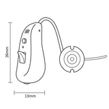Promedix PR-420 Hearing Aid Digital bearbetning och brusreducering 4 driftlägen