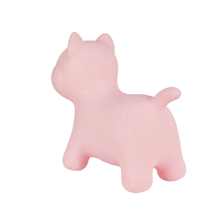 Pink Tootina kitty - uppblåsbar hoppleksak för barn