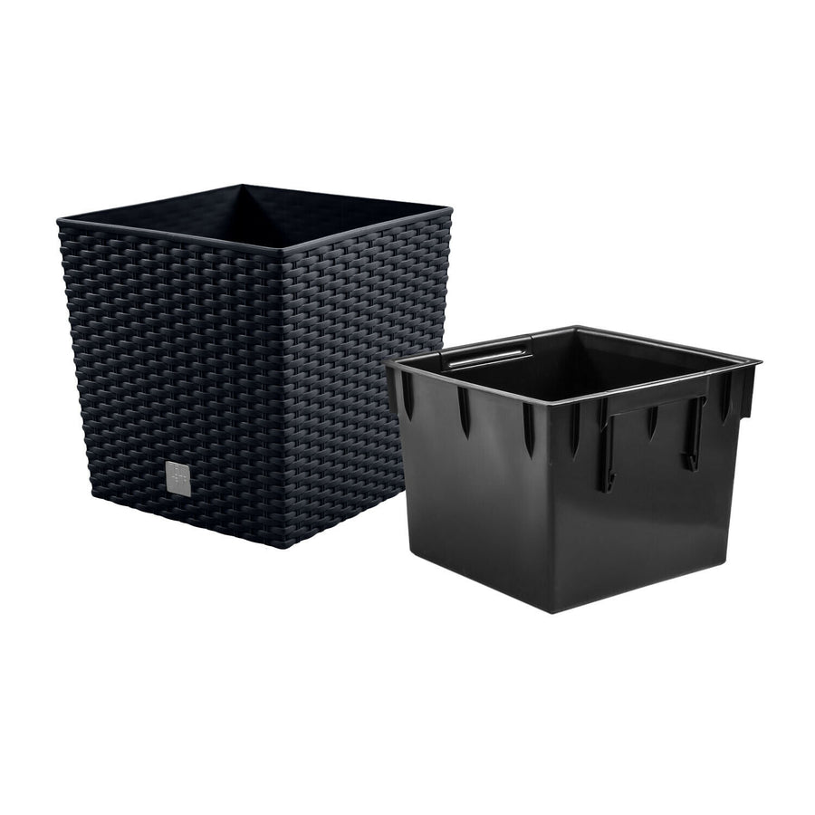 Blomkruka med insats Rato Low DRTS400L-S433 - antracit
