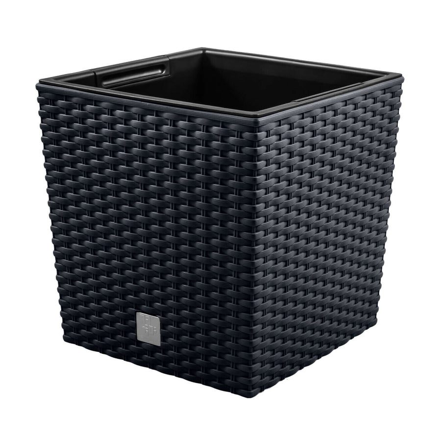 Blomkruka med insats Rato Low DRTS400L-S433 - antracit