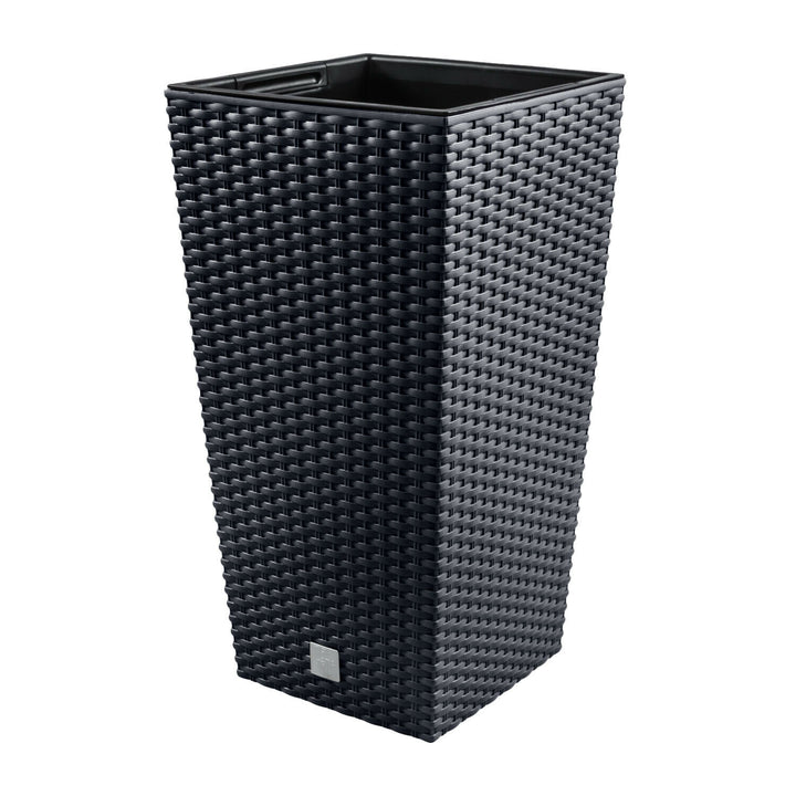 Rato Square DRTS400-S433 naturlig rotting imitationsbehållare - antracit