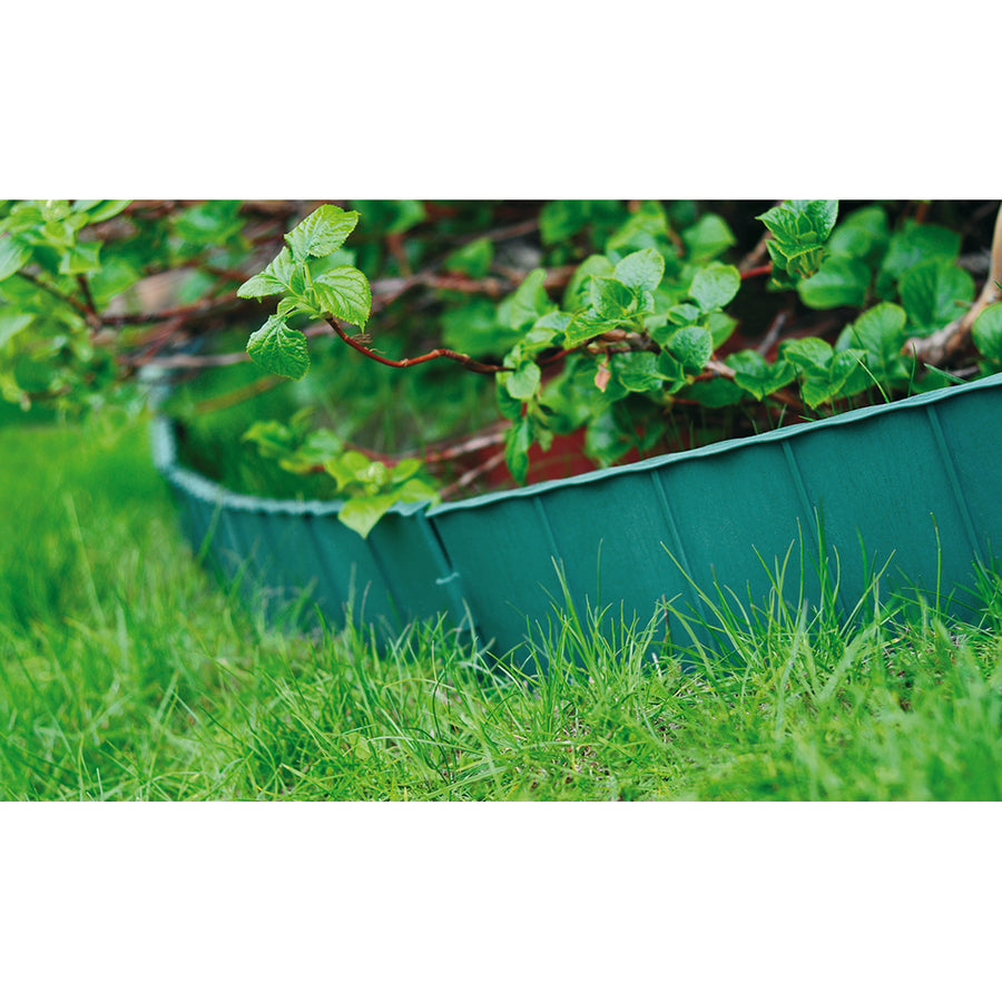 Prosperplast / Garden edge IKRR trädgårdstaket på 5,9m / färg skoggrön