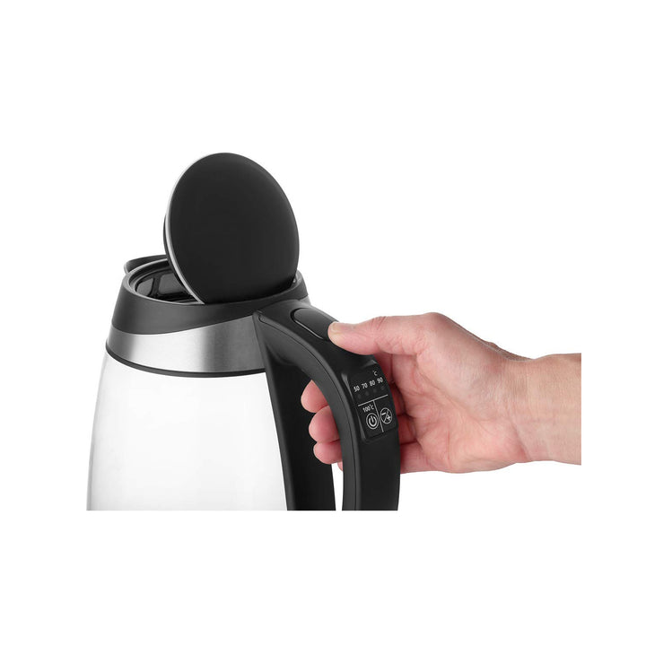 Vattenkokare i glas 1,7 l med temperaturreglering Concept RK4120