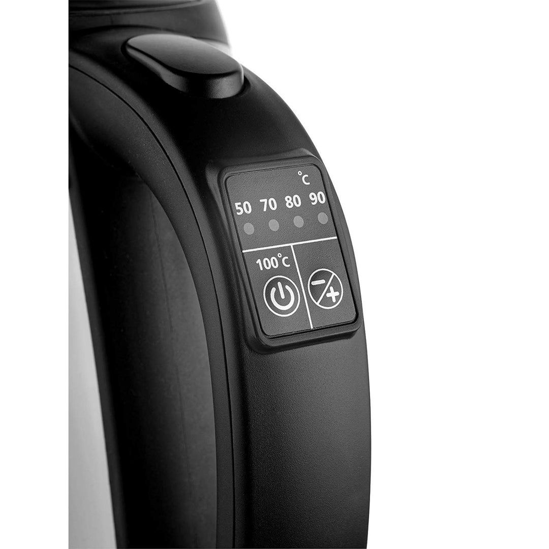 Vattenkokare i glas 1,7 l med temperaturreglering Concept RK4120