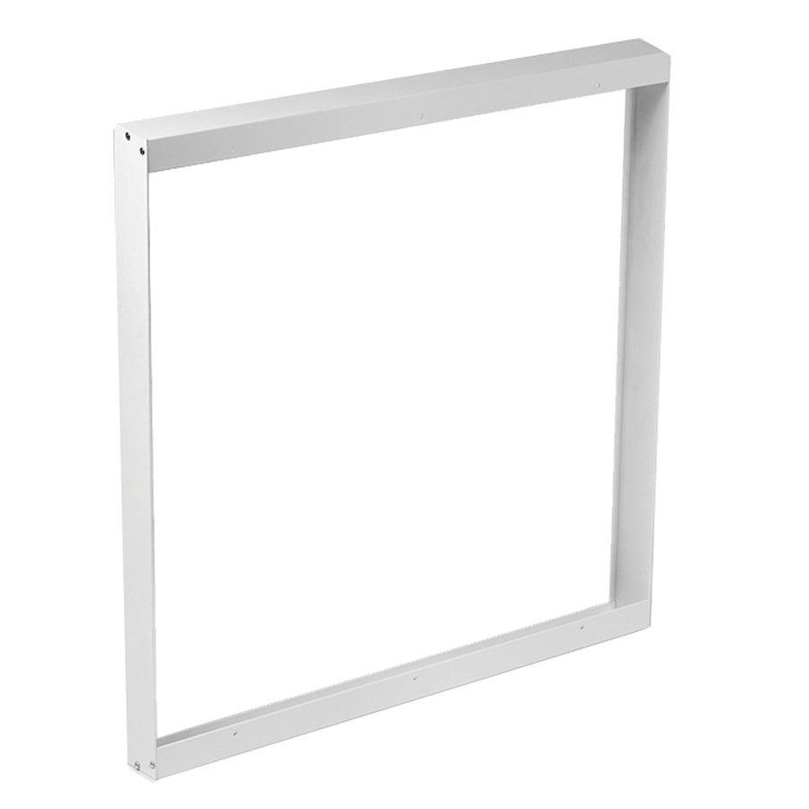 Maclean Energy MCE543 Ytram i aluminium för 595x595mm LED-takpaneler, höjd 5cm