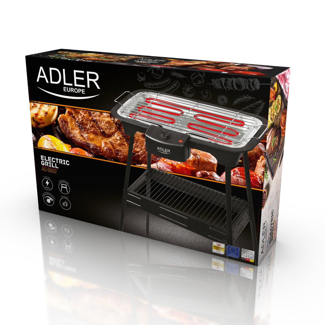 Elgrill med trädgårdsställ Adler AD 6602