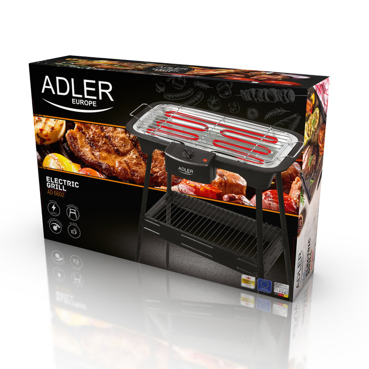 Elgrill med trädgårdsställ Adler AD 6602