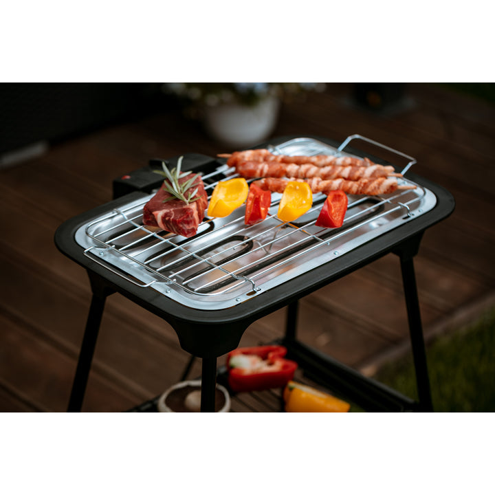 Elgrill med trädgårdsställ Adler AD 6602