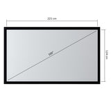 Projektionsduk med ram 100" (16:9) Maclean MC-921